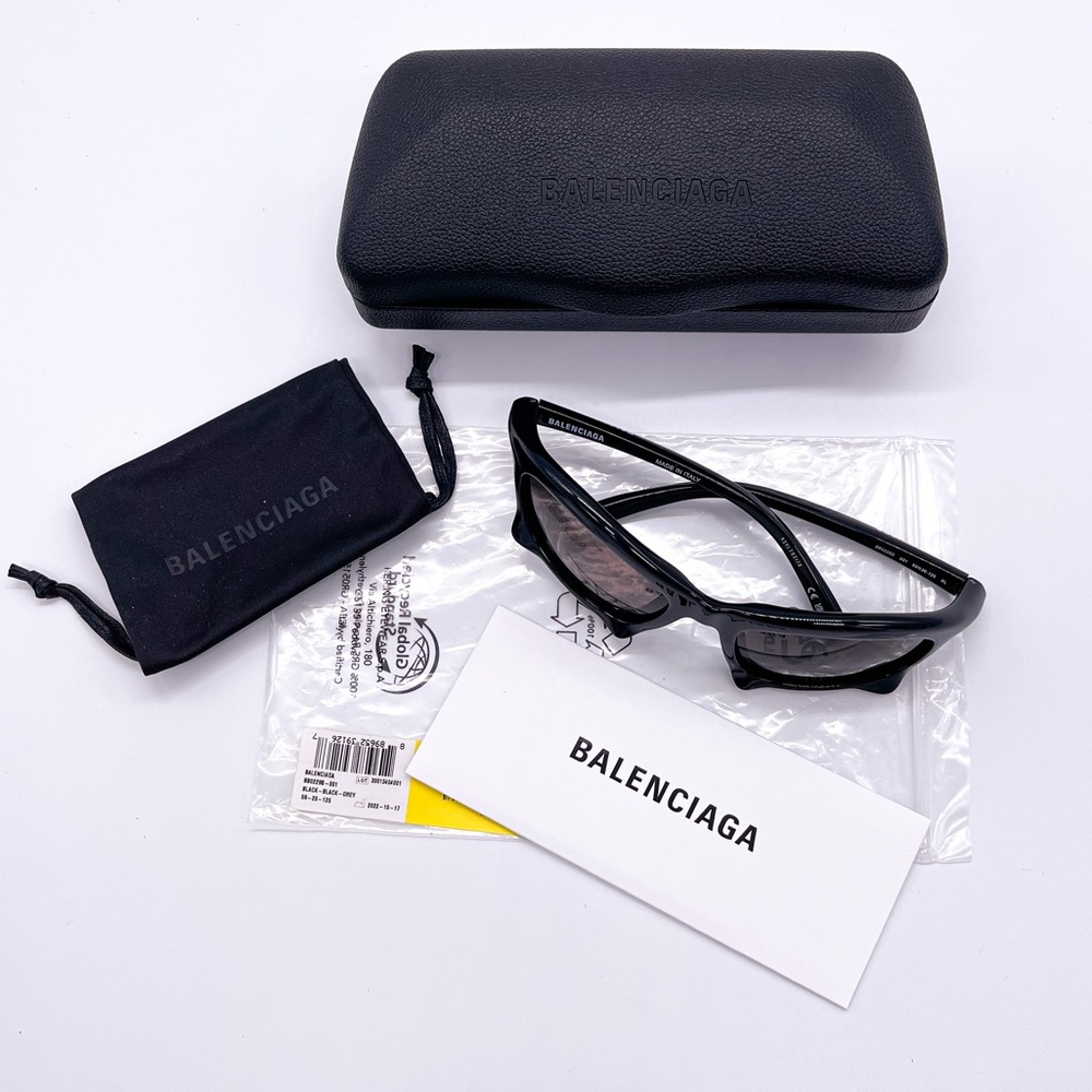 NEW BALENCIAGA BB0229S 001 NEW COLLECTION SUNGLASSES BALENCIAGA - Picture 16 of 16